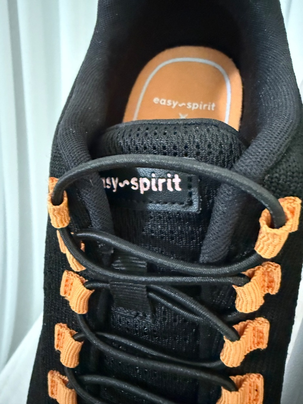 Easy Spirit x Denise Austin Sneakers Black Pink Orange Size 7.5M NWOB - Picture 9 of 16